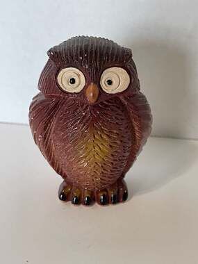 Vintage Artesania Rinconada Small Ceramic Owl Figurine #016